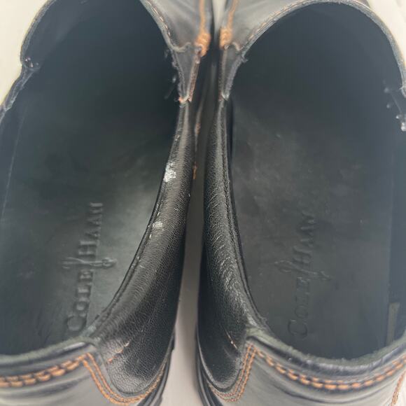 Cole Haan Men\'s Driving Loafers 10.5 Black Slip On Leather main image 5